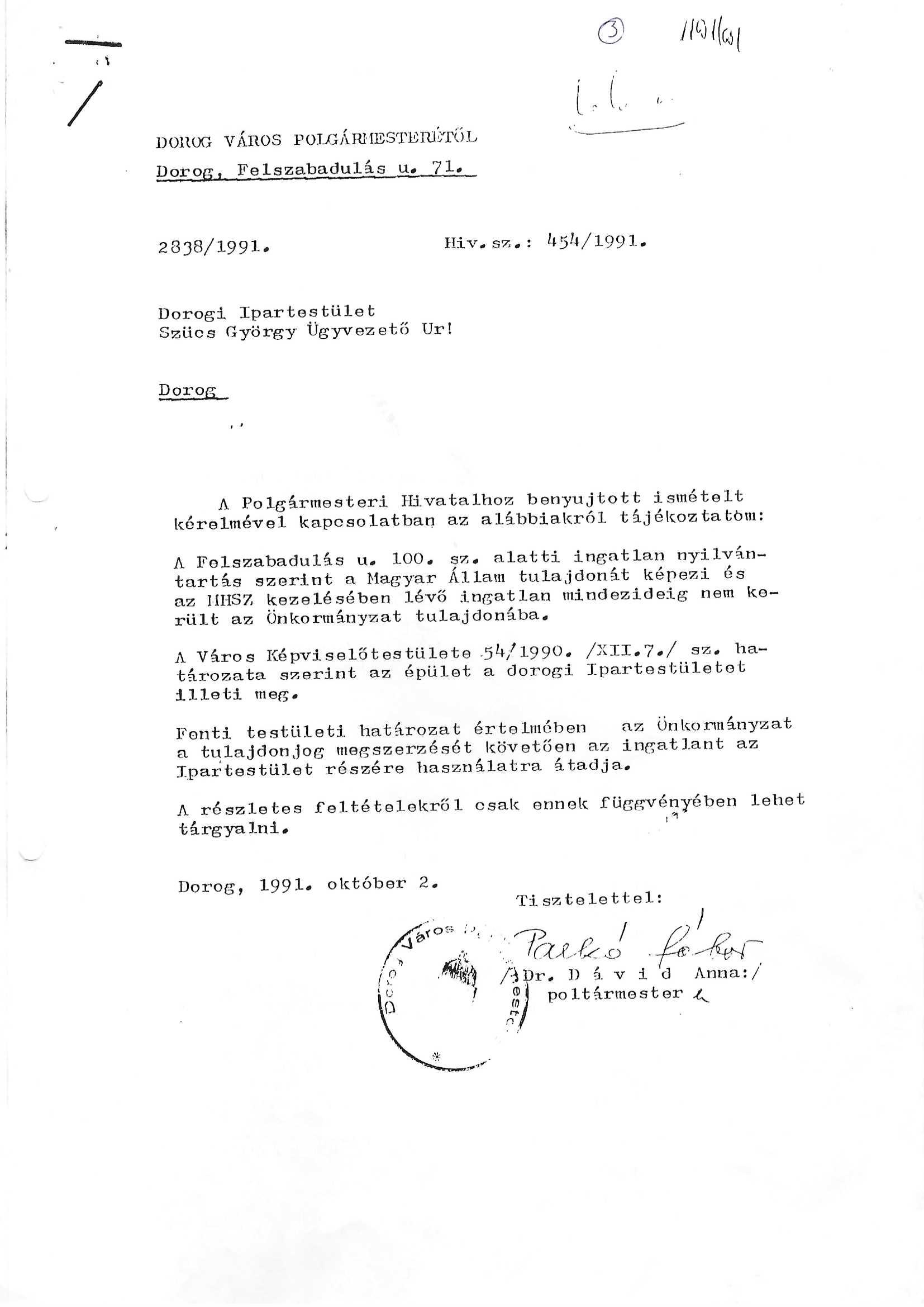 47 Kepviselo testulet dontes